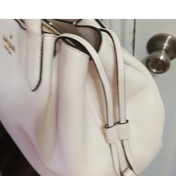 NWOT Kate Spade Dumpling Small Satchel Ivory Colored Handbag and Large Dustbag - Picture 8 of 16